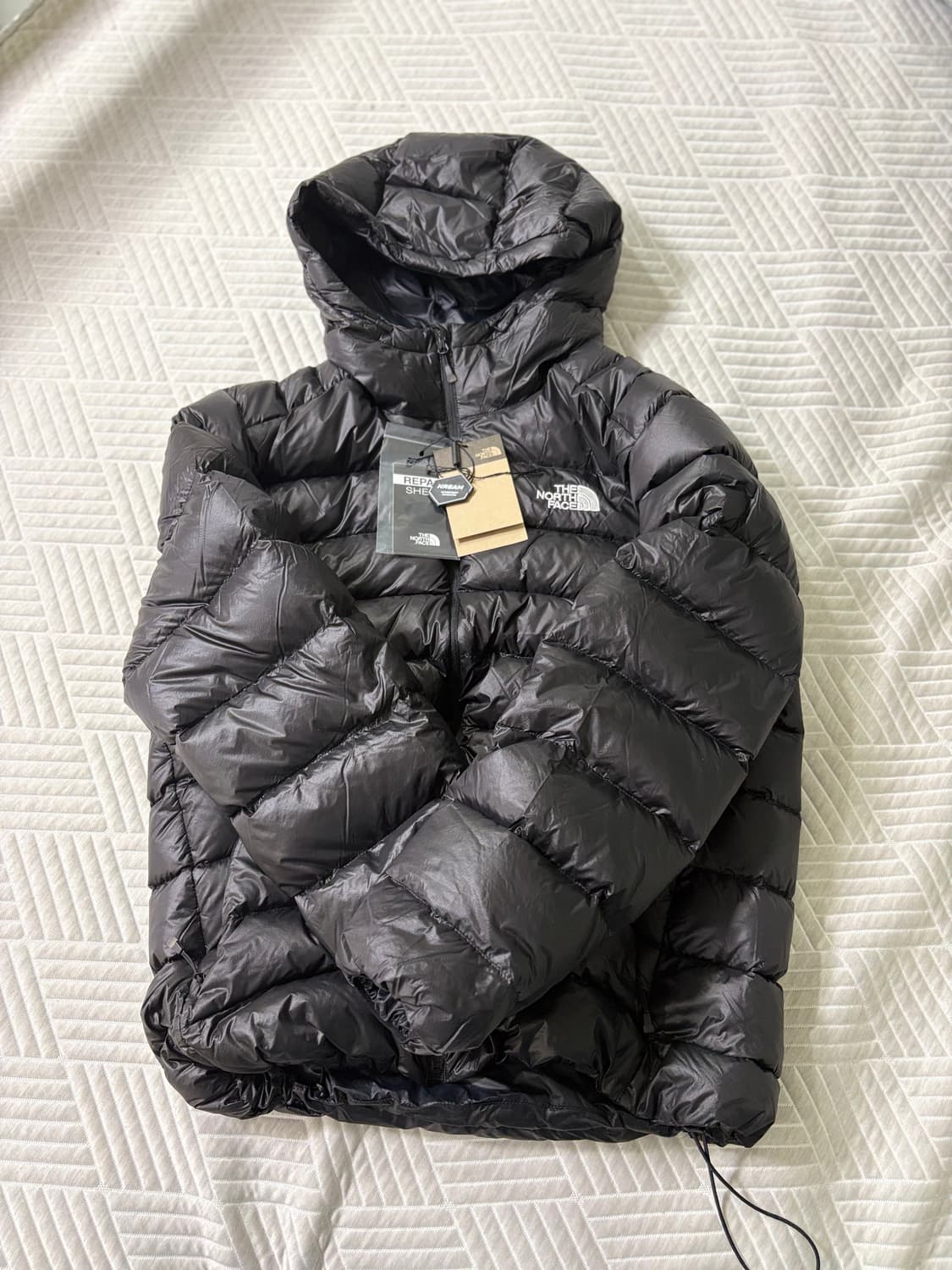 노스페이스 마티에 EX RDS 다운 후디 블랙 L 새상품 상품이미지1