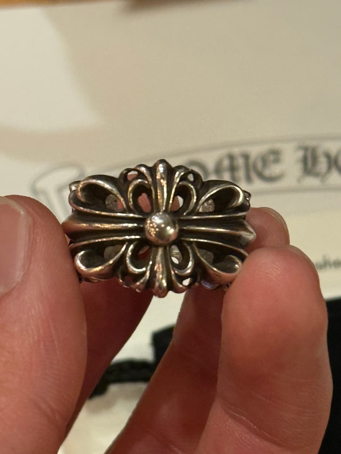 크롬하츠 더블플로랄 링  상품이미지3