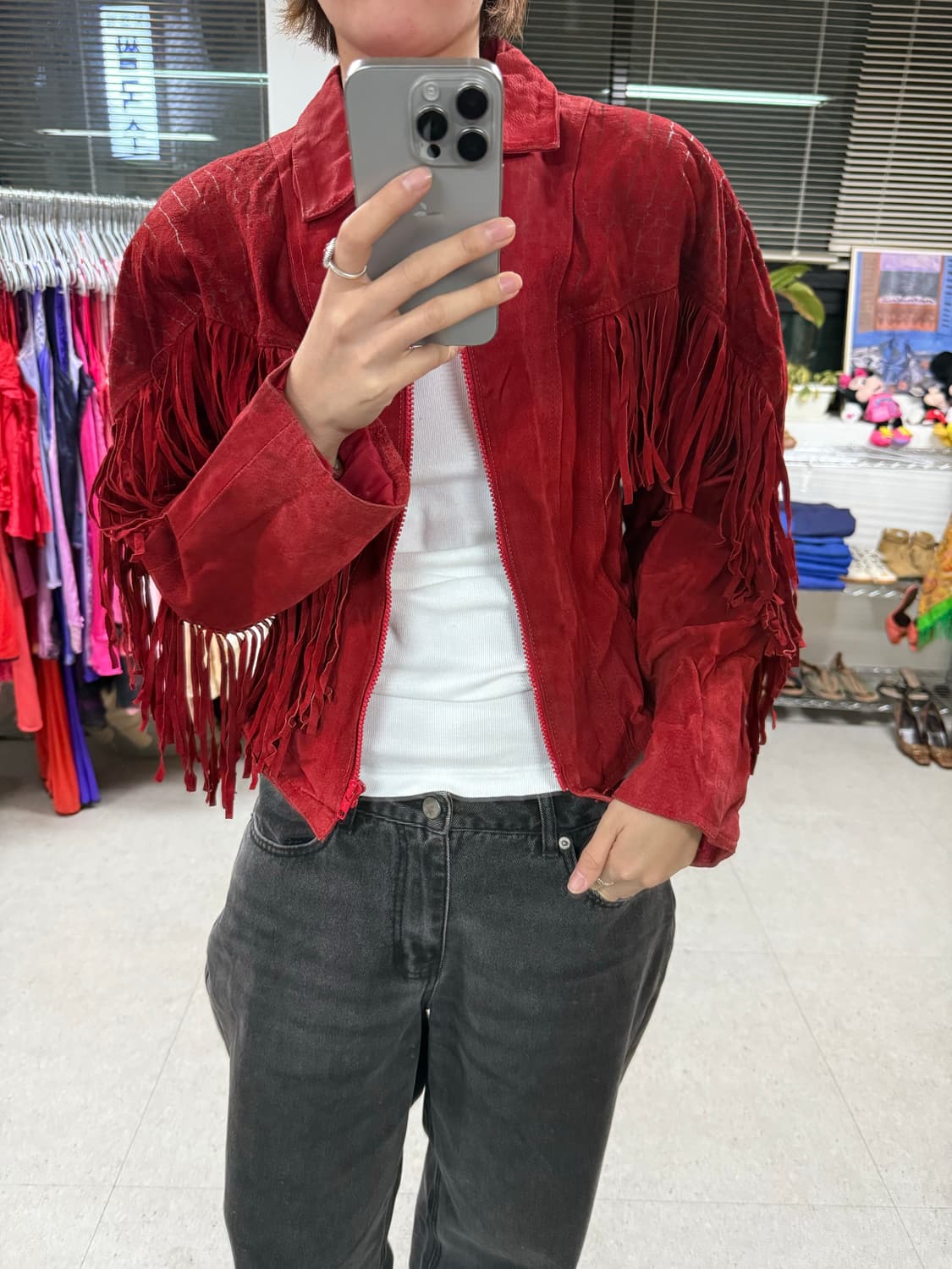 Vintage fringe jacket  프린지자켓 상품이미지1