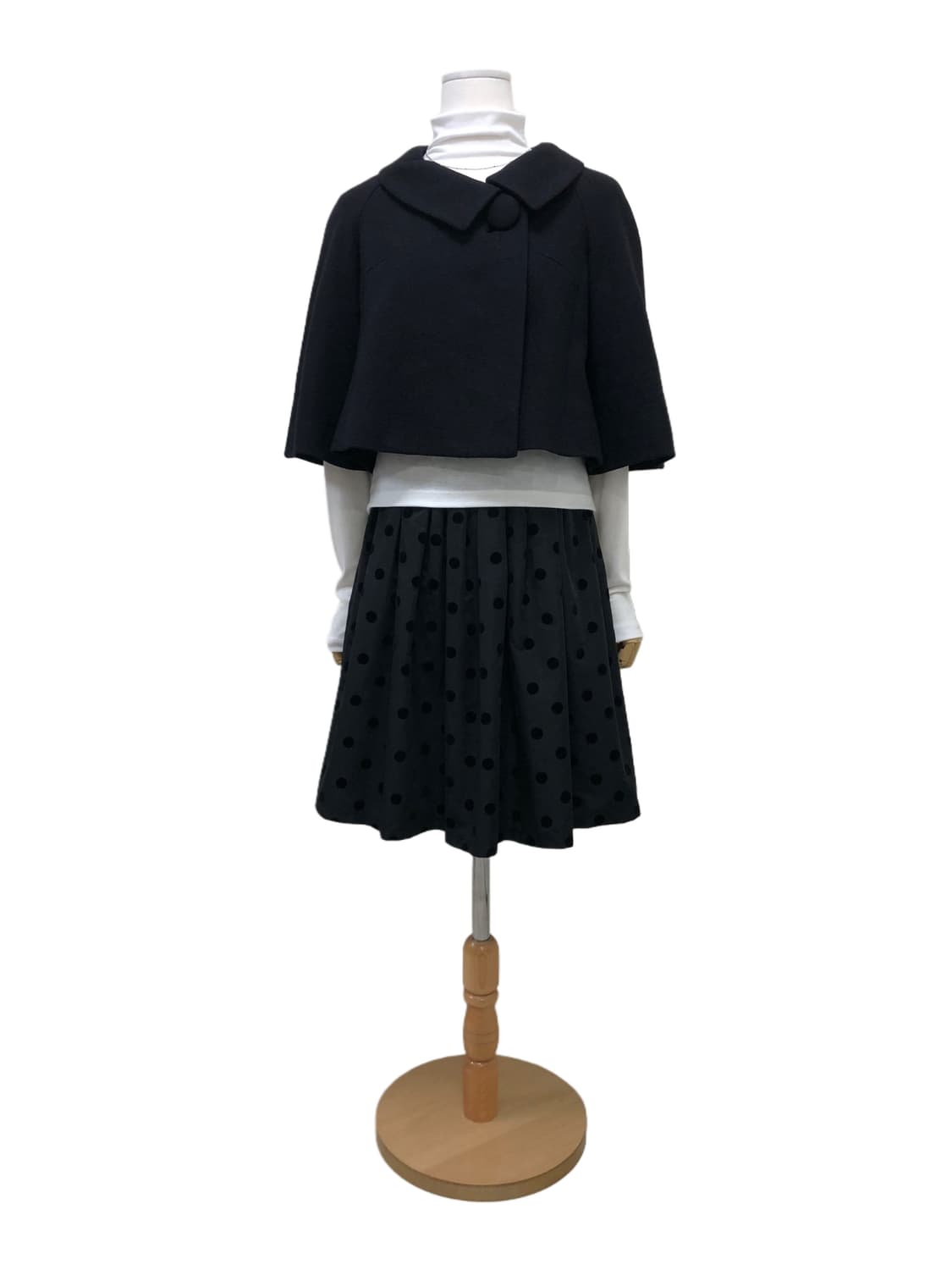  ef-de 울 앙고라 혼방 블랙 숏재킷 코트 상품이미지2