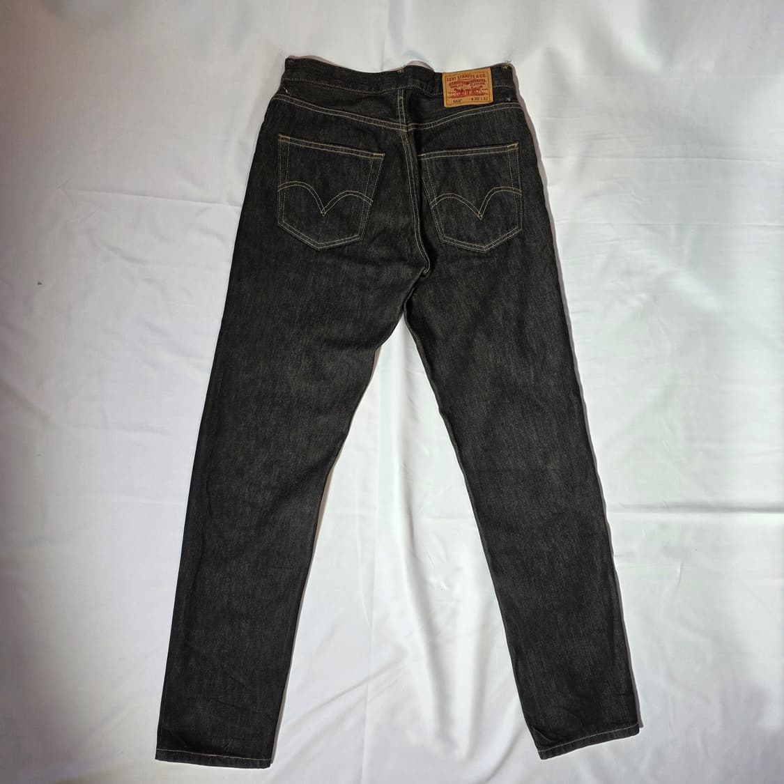 [W30L32]00s 리바이스 569 루즈스트레이트핏 블랙 데님팬츠 상품이미지6