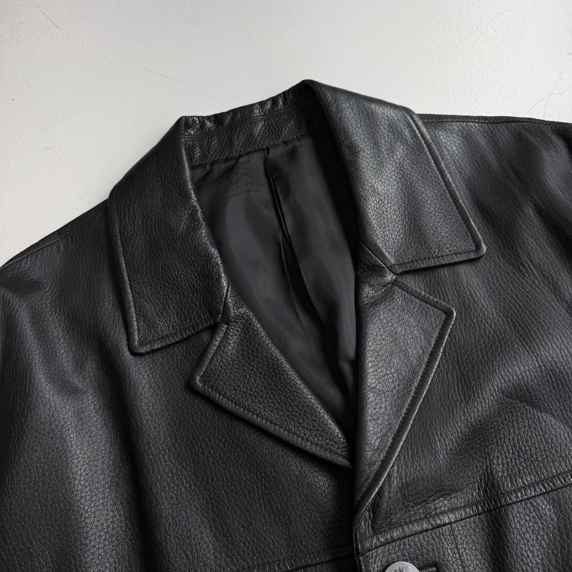 빈티지 양가죽 리얼레더 카코트 가죽 블레이저 자켓 상품이미지3