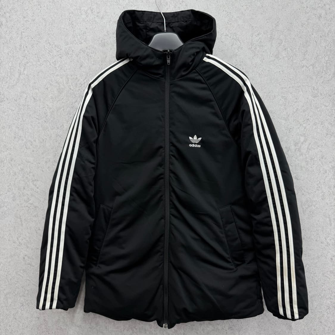 100 아디다스 남자 양면 리버서블 덕다운 져지 패딩 상품이미지1