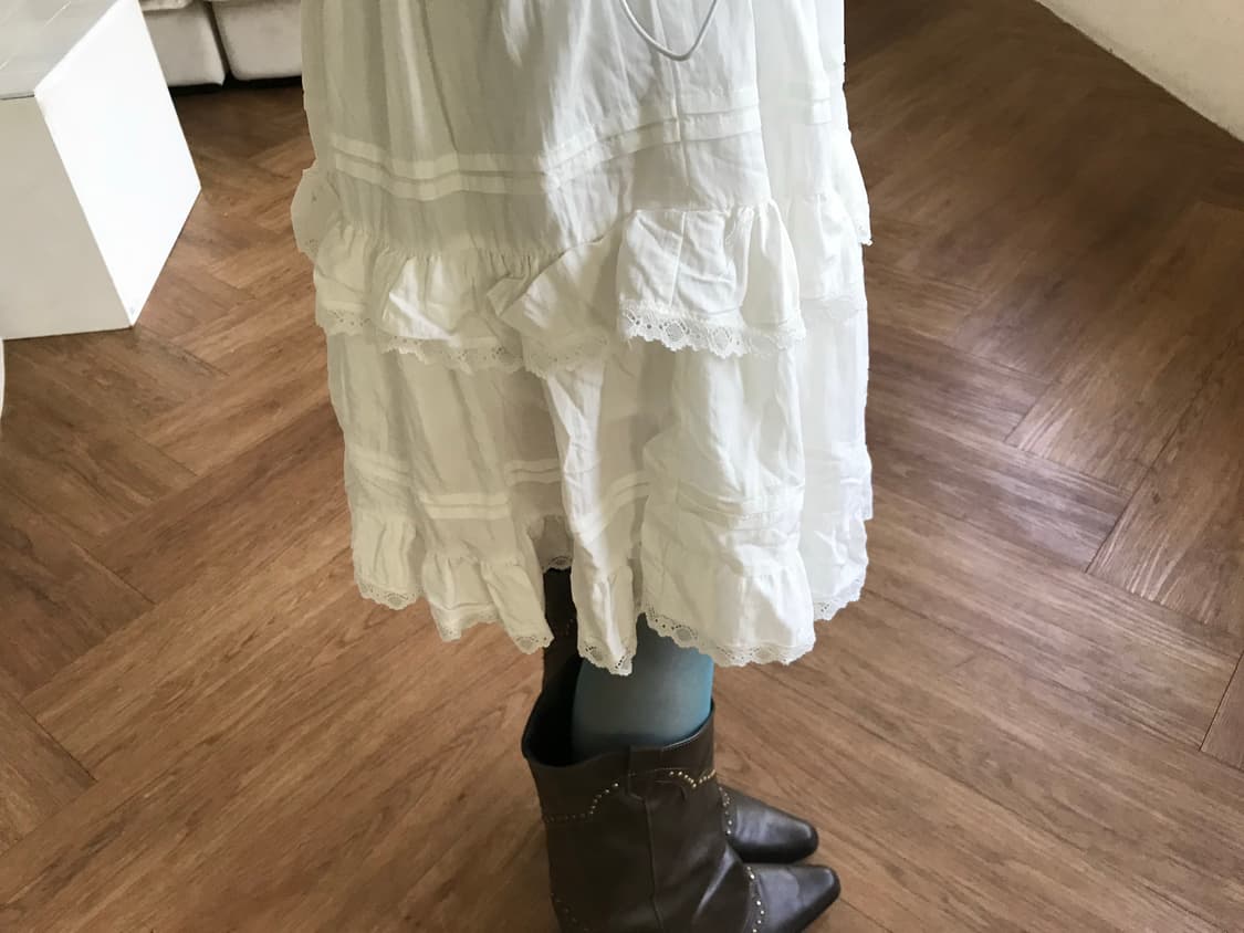 vintage button lace one-piece 상품이미지9