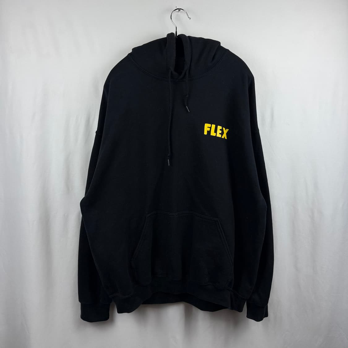 (XL) 염따 플렉스 후드 티 블랙 상품이미지2