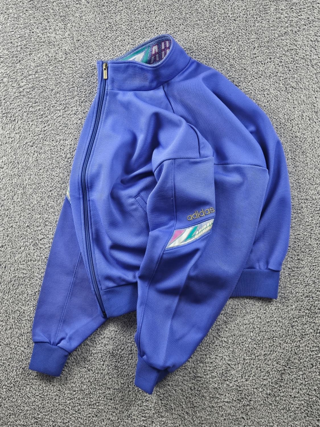 90's 아디다스 스포츠 올드스쿨 트랙탑 져지 (XL추정) / 11234 상품이미지3