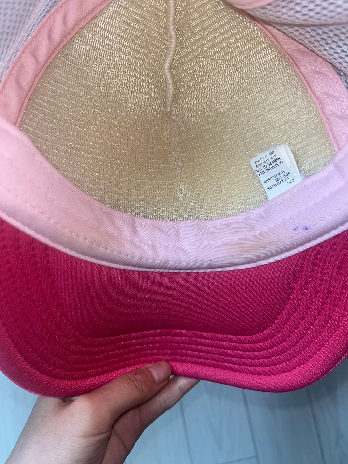 Bape sta mesh cap pink 상품이미지5