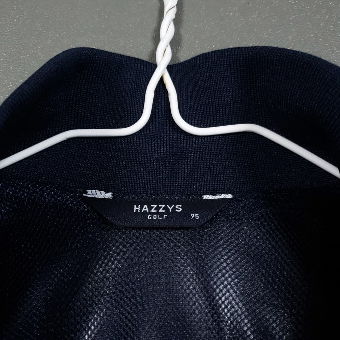 M (95) 헤지스 골프 신형 23FW 방풍 지퍼 포켓 스윙 블루종 자켓 상품이미지5