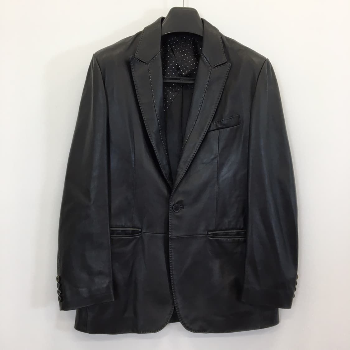 BON 양가죽 100% 콤비자켓 95 사이즈  상품이미지1