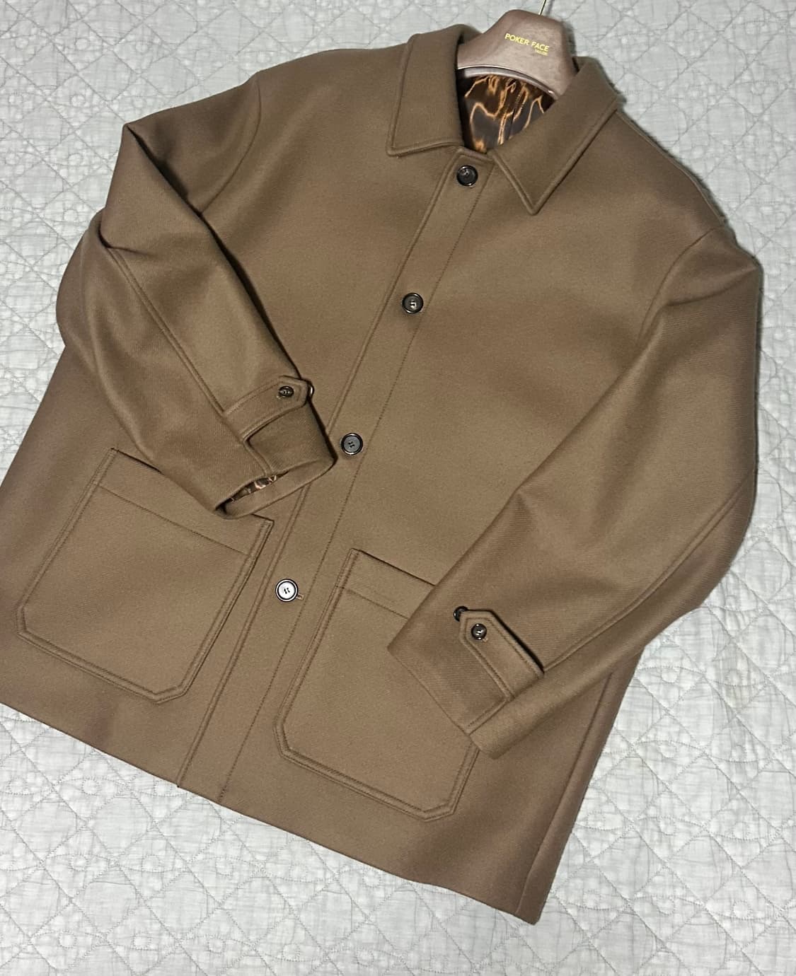 포커페이스 / 하프코트 브라운 / 50사이즈 상품이미지5