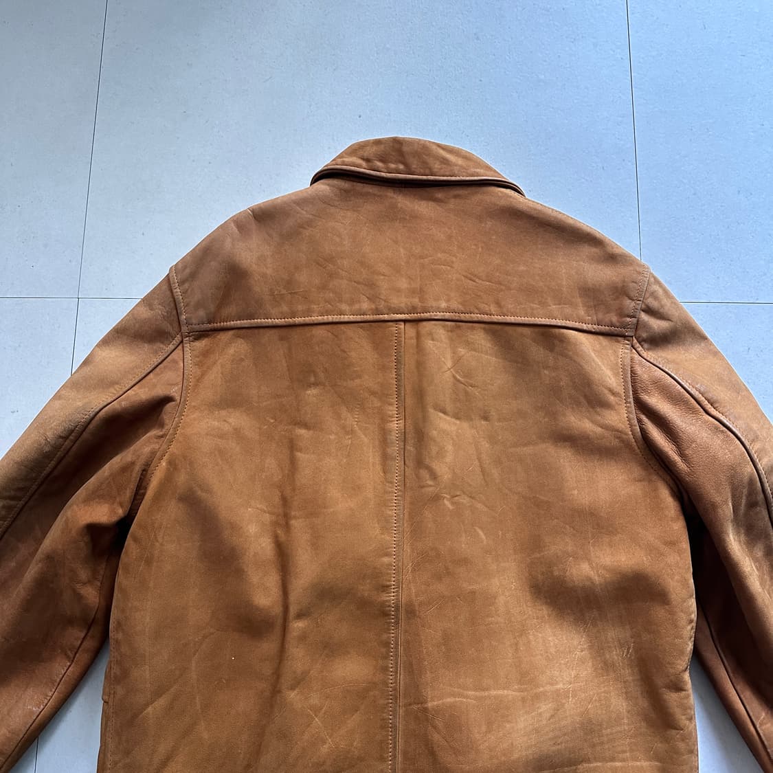 80s 쇼트 Schott 빈티지 스웨이드 가죽 자켓 38 USA MADE 상품이미지8