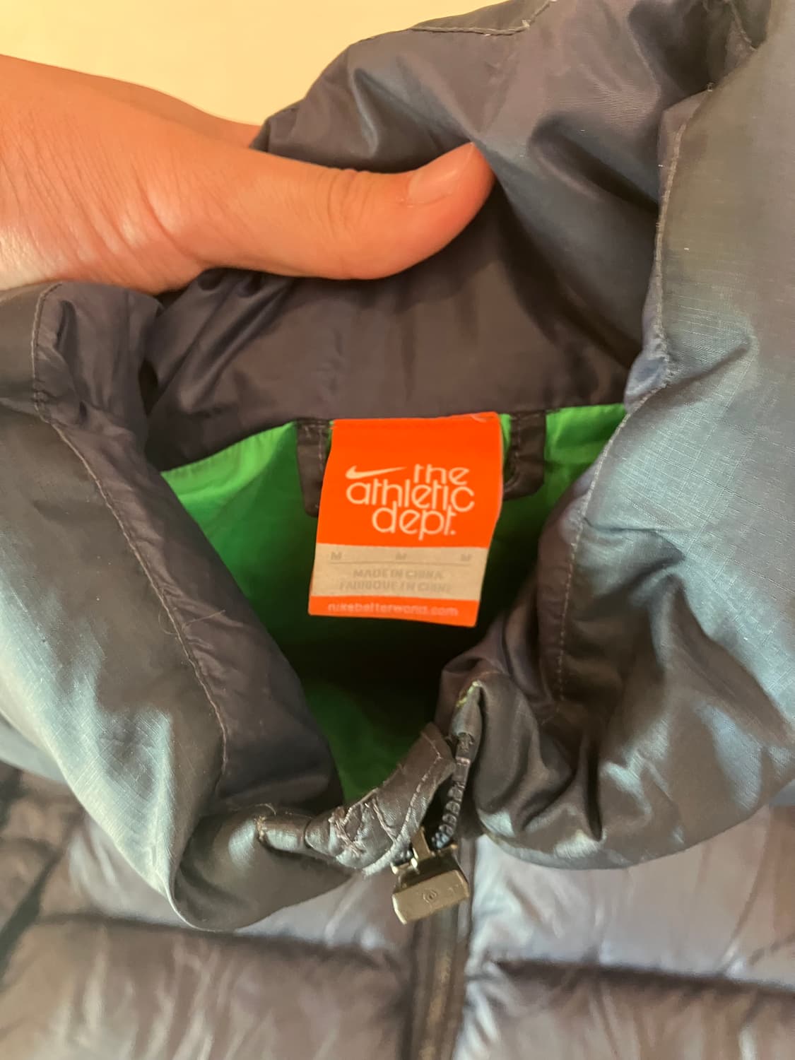 나이키 네이비 다운 눕시깔 패딩 상품이미지4