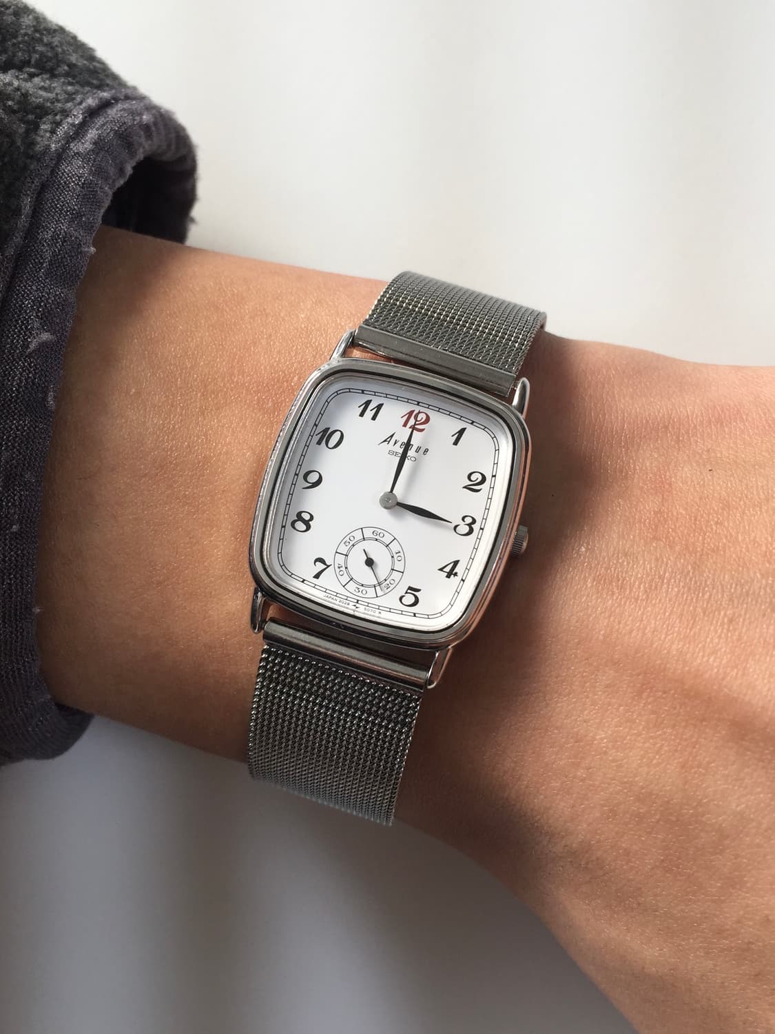 80s seiko avenue square arbic index 상품이미지4