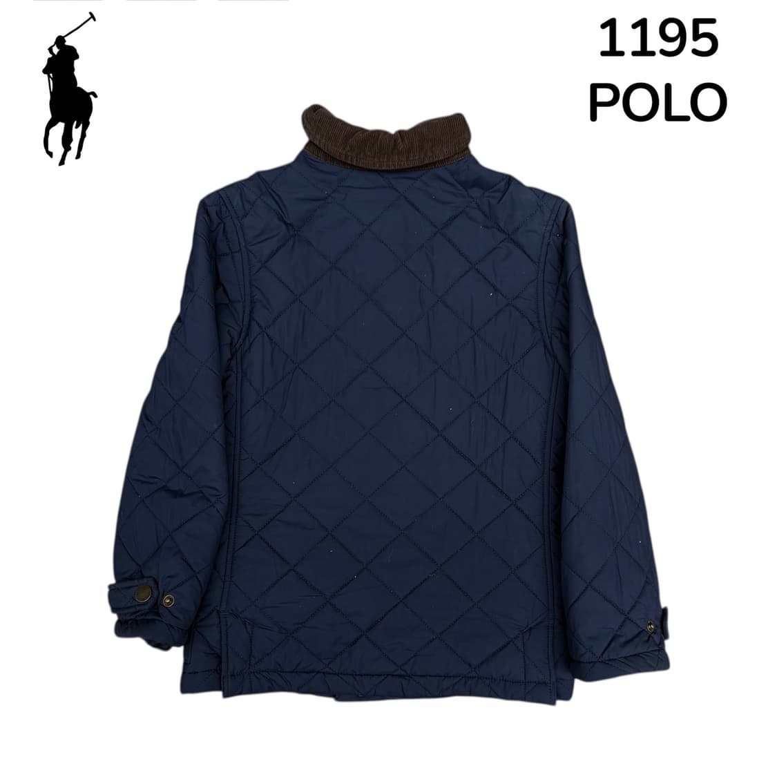 폴로 네이비 퀄팅 자켓 패딩 S 상품이미지3