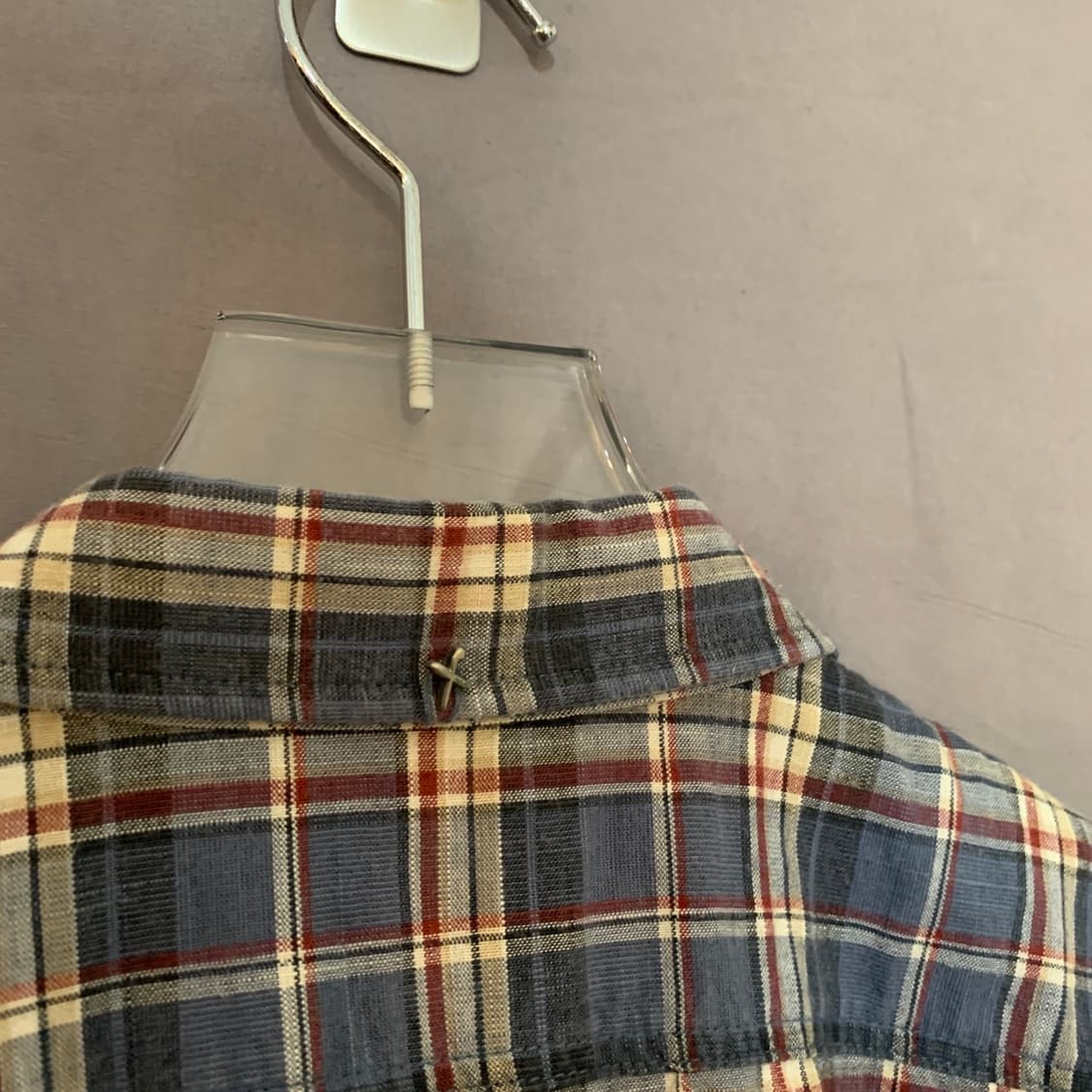 M 시리즈 켄 그리핀 체크 셔츠 남방 상품이미지3