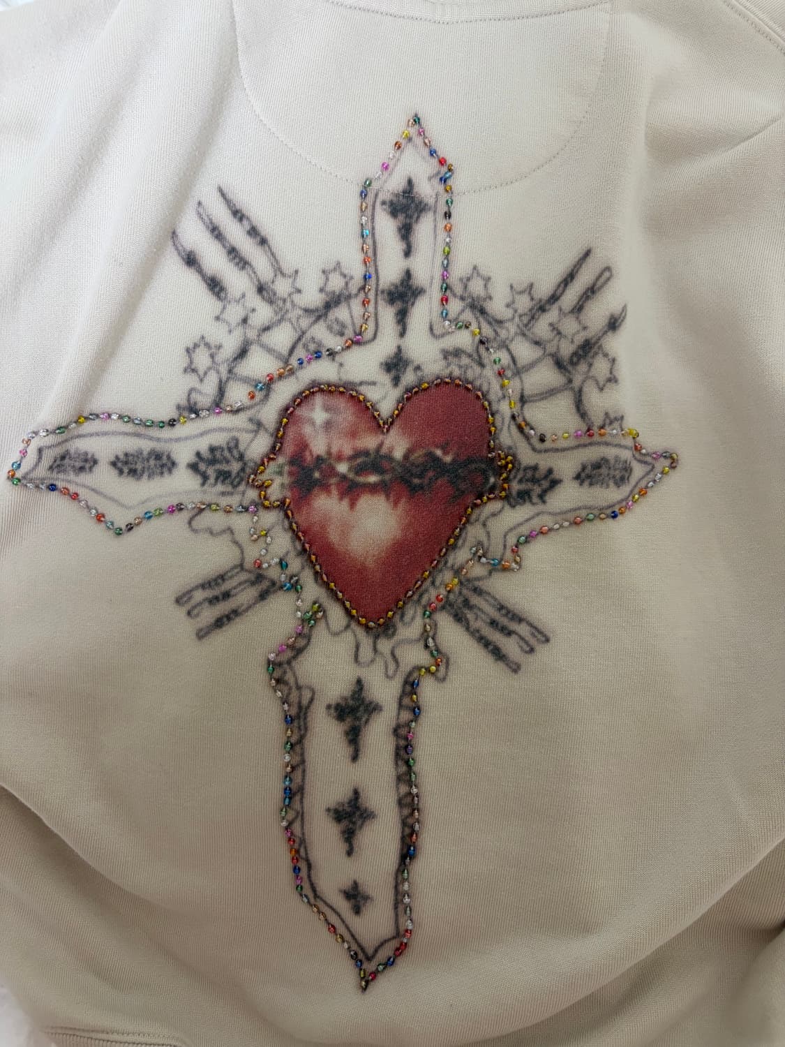 SCULPTOR Beaded Saint Hoodie Zip-Up M 상품이미지2