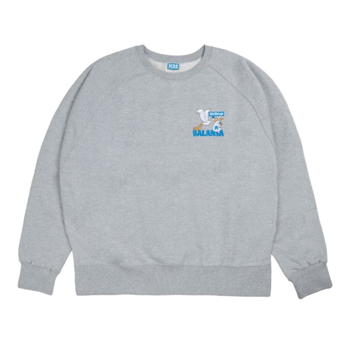 발란사 헤비웨이트 크루넥 그레이 XL   상품이미지1