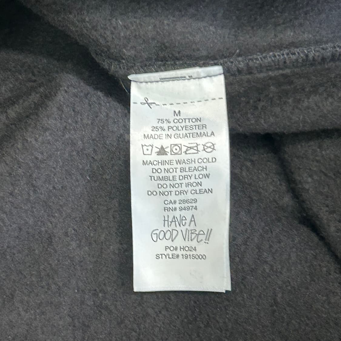 M 스투시 빅로고 블랙 맨투맨 상품이미지5