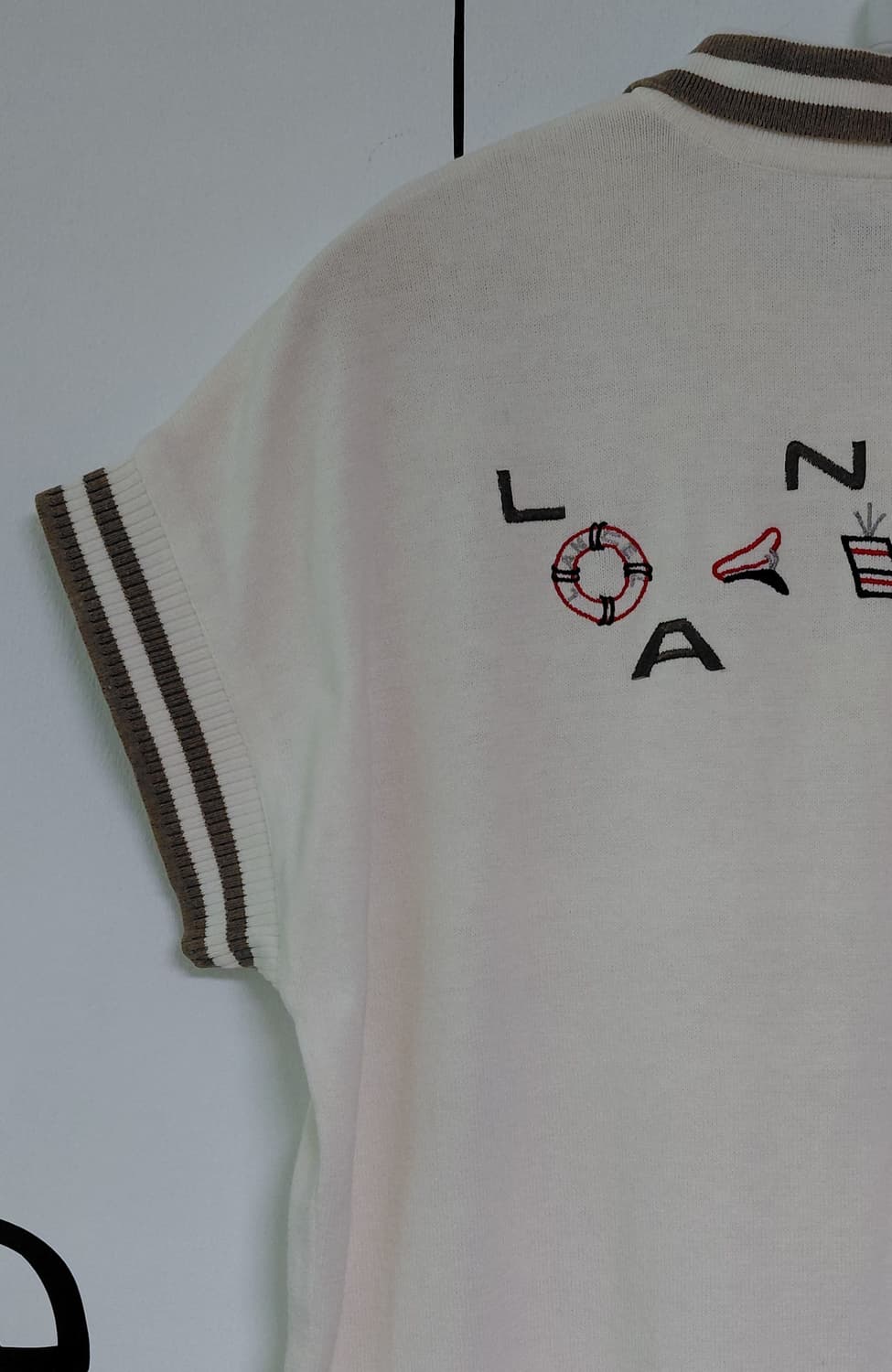 [M] 정품 LANCEL 란셀 올드스쿨 마린 니트 카라 원피스 상품이미지8