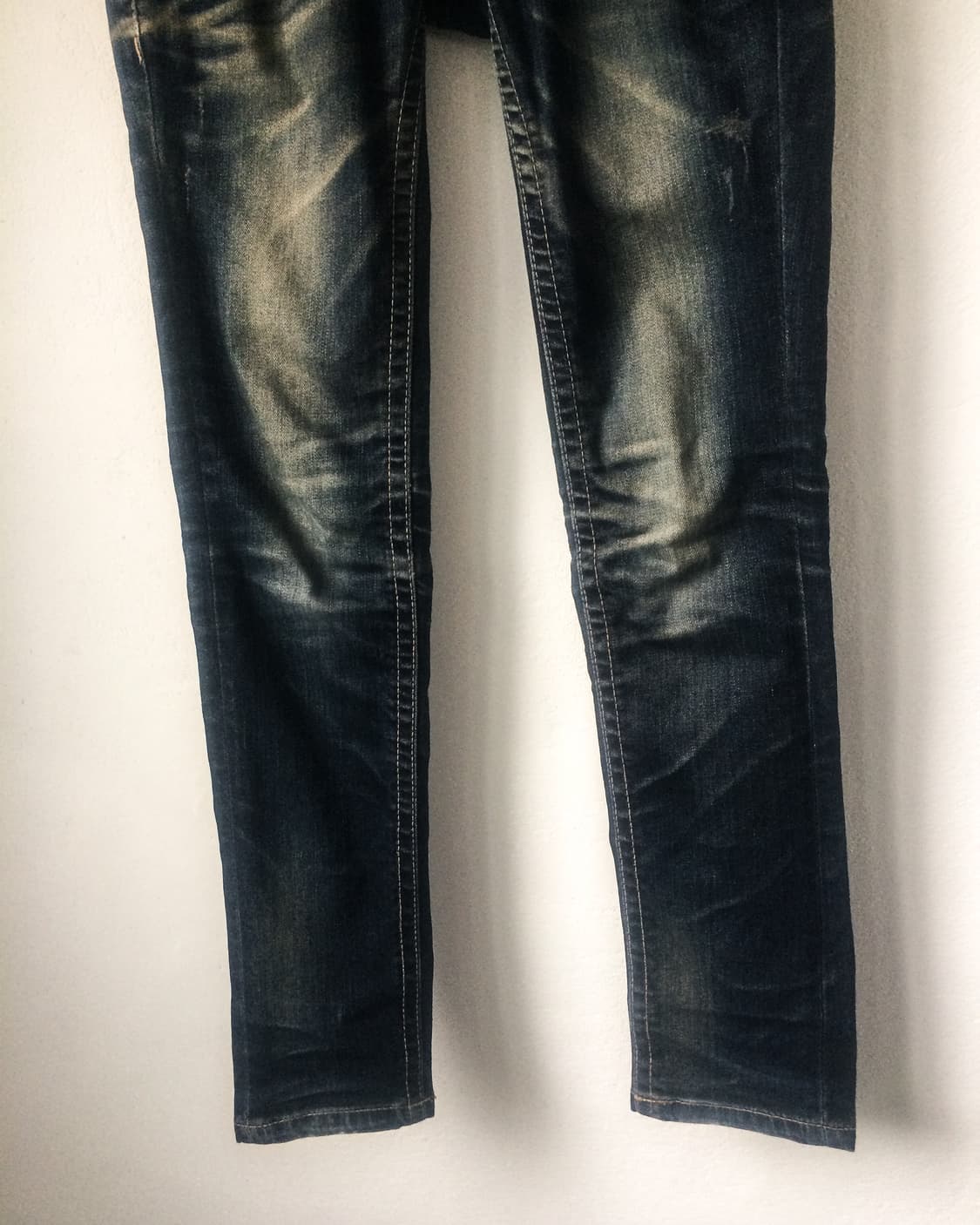 Back wing needle work denim pants 상품이미지5