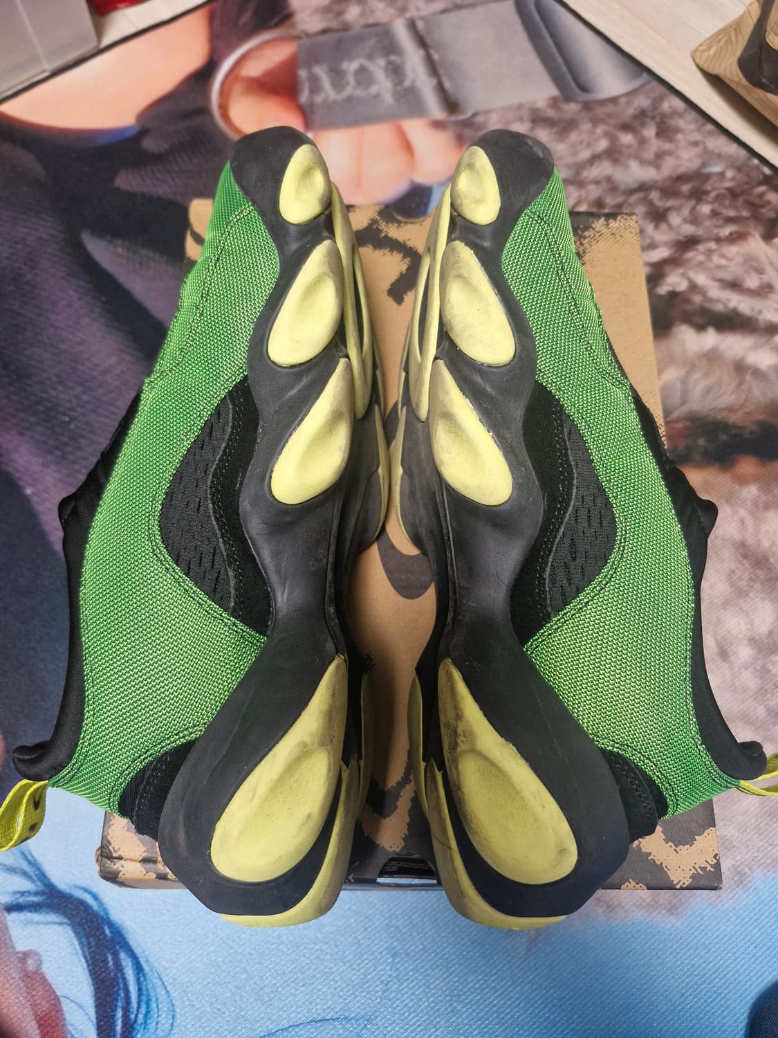 오클리 팩토리 팀  플래시 샌들 브레인 데드 그린 레몬 상품이미지4