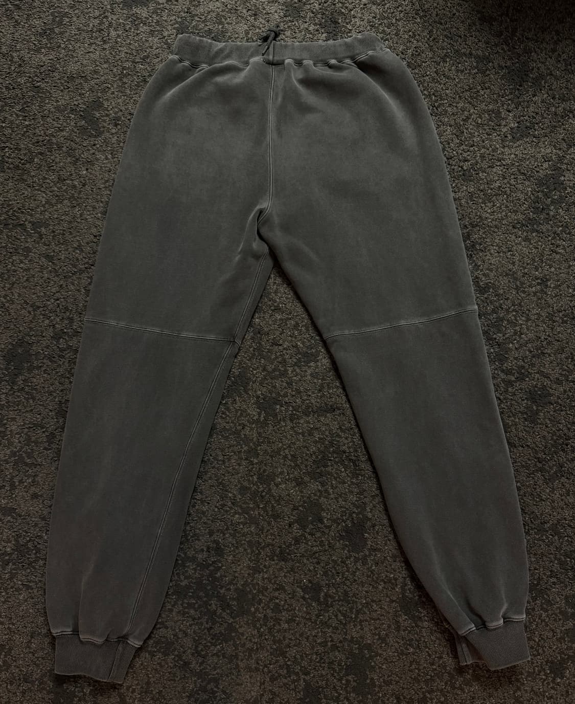 (XL) 아이앱 스튜디오 블록 피그먼트 스웨트팬츠 블랙 상품이미지2