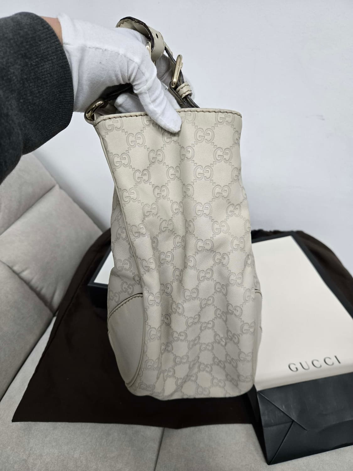 [보증서 정품]구찌 인터로킹 시그니처 숄더백 상품이미지5