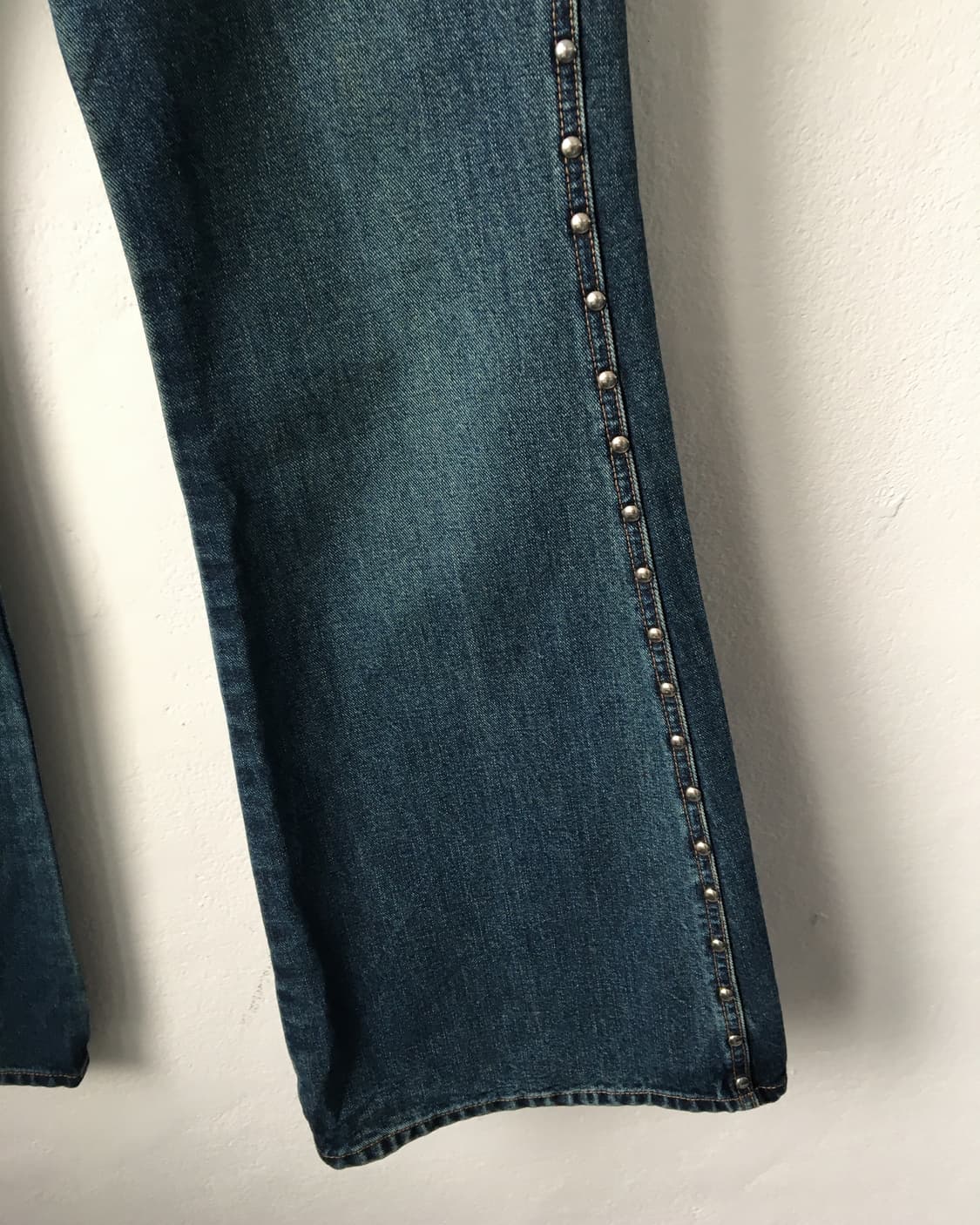 Side stud point denim pants 상품이미지4