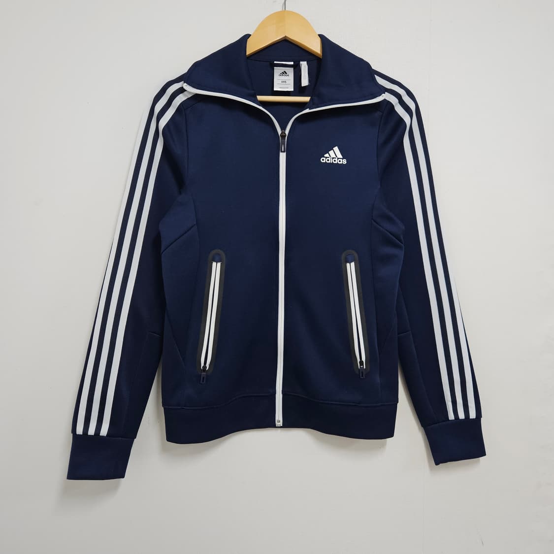 90 아디다스 네이비 화이트 져지 트랙탑 상품이미지1