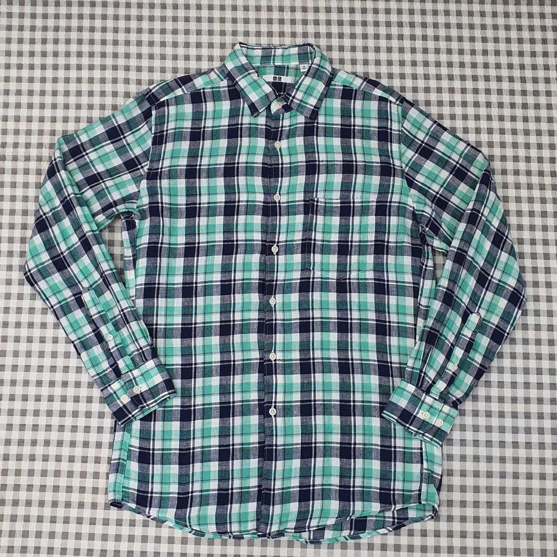 유니클로 마100 긴소매 셔츠 남자95 상품이미지1