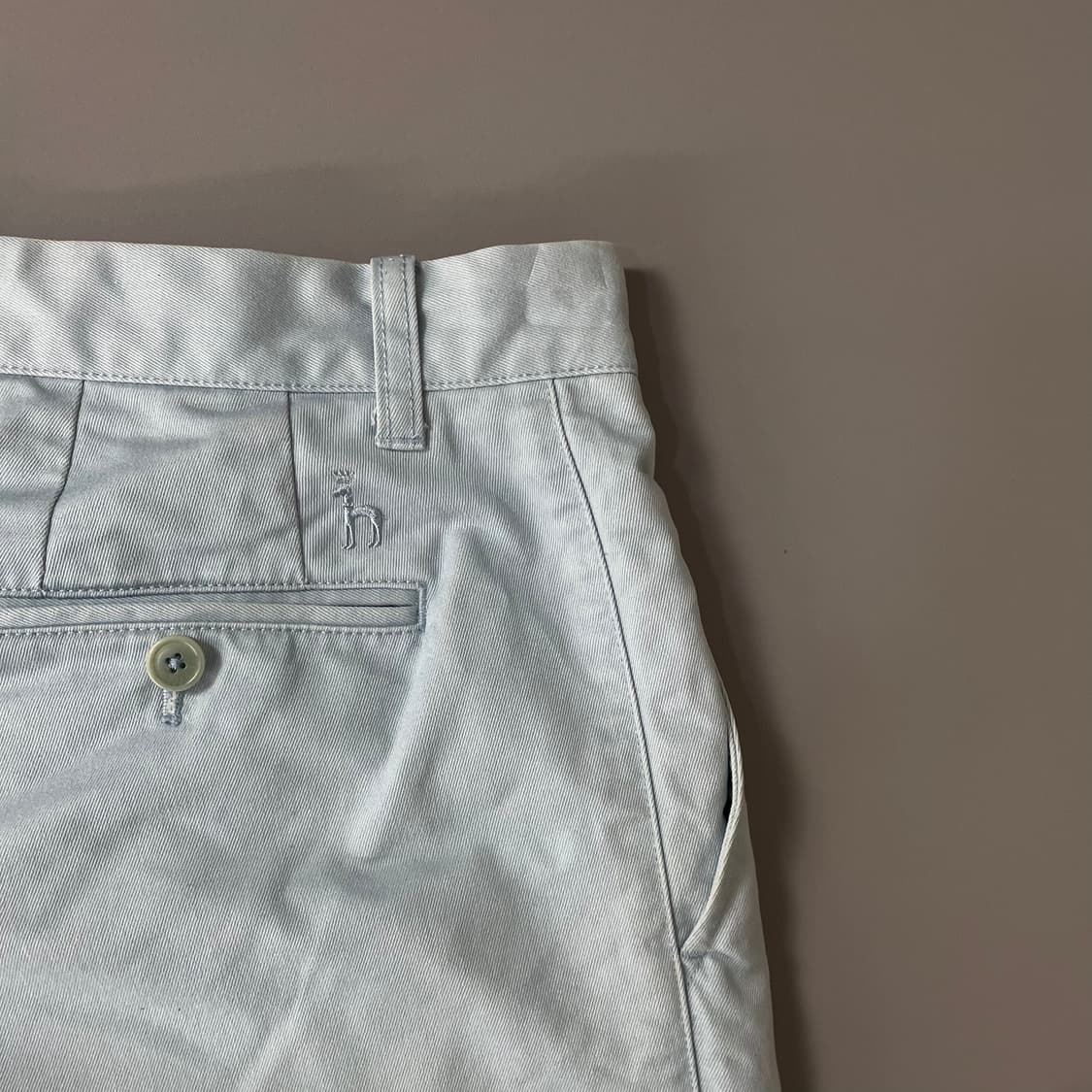 헤지스 스카이블루 코튼 하프팬츠 L 상품이미지5