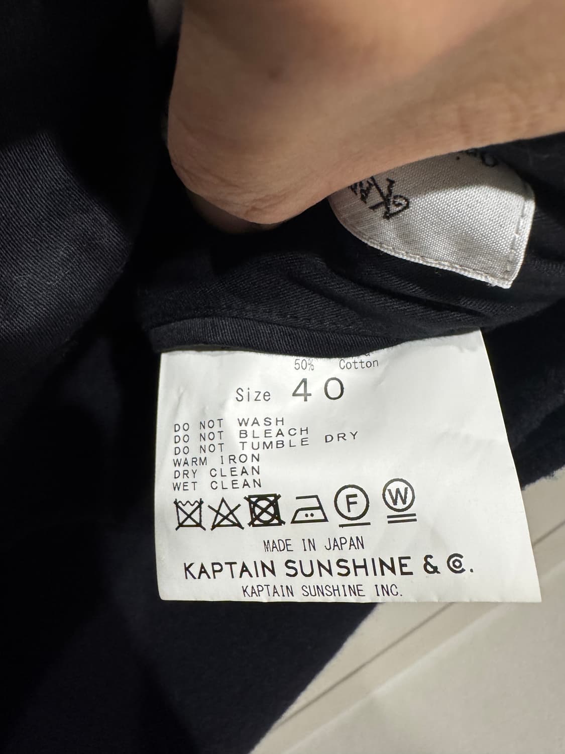 캡틴선샤인 트레블러 코트 40 네이비 상품이미지6