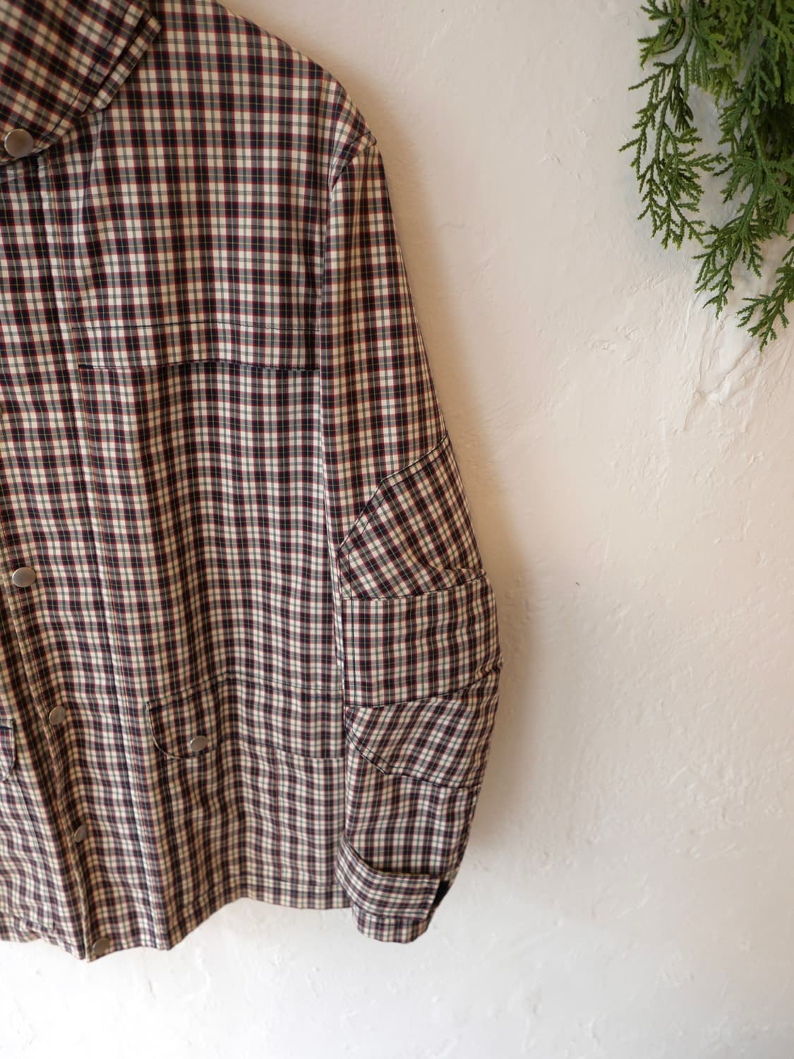 준야 와타나베 체크 셔츠 자켓 상품이미지3