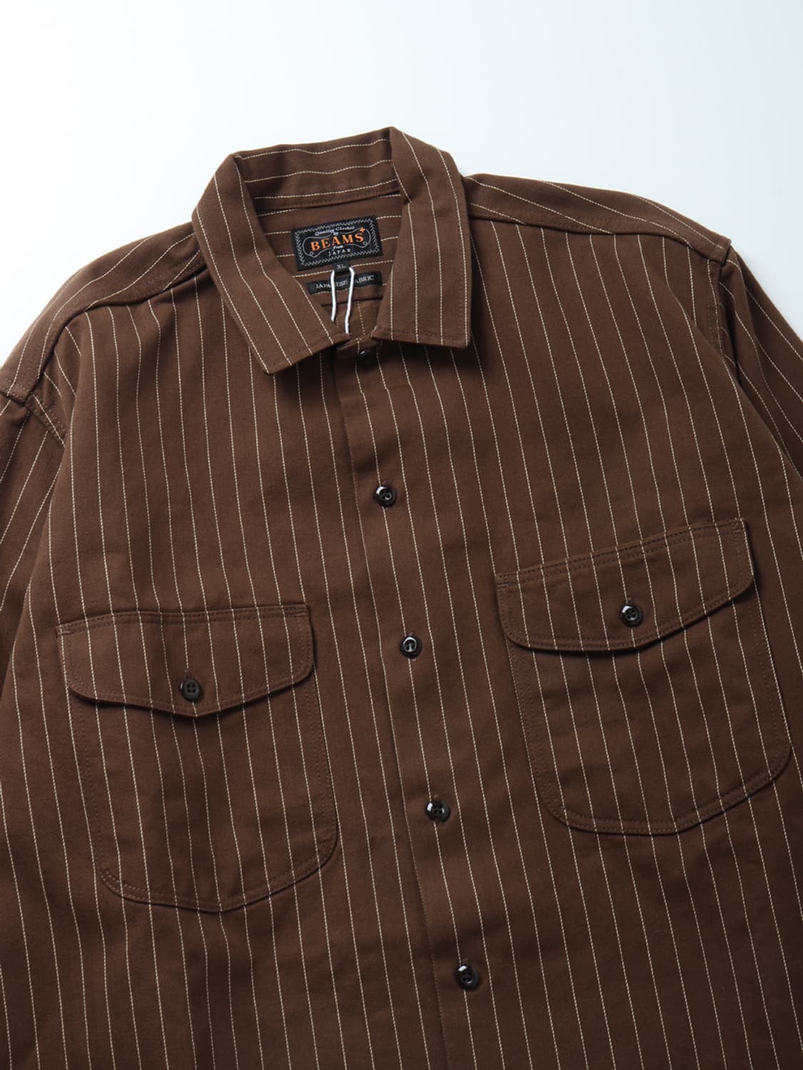 BEAMS PLUS Stripe Work Shirt Classic Fit 상품이미지5