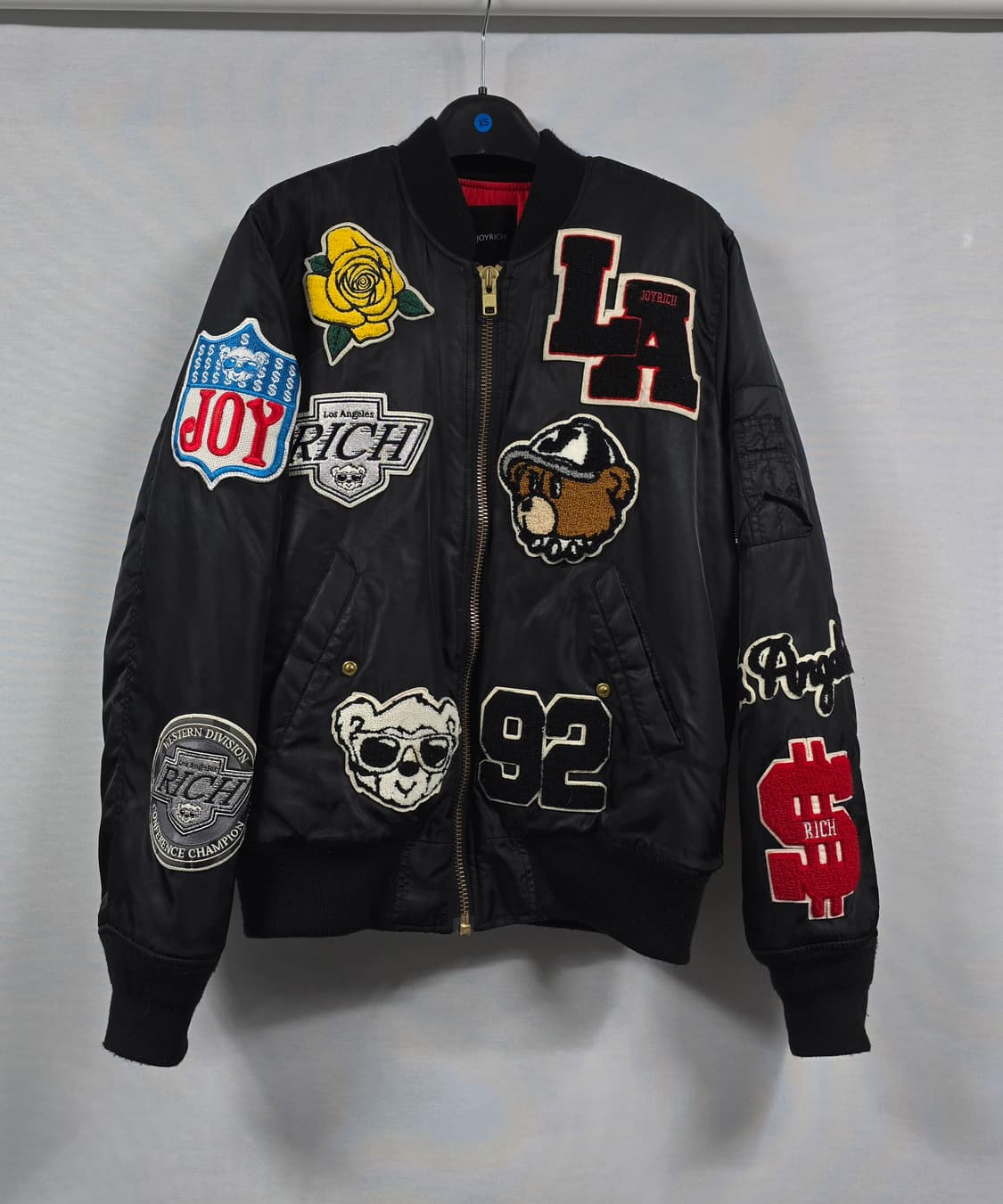 Joyrich 조이리치 MA-1 바시티 자켓 블랙 L 상품이미지2