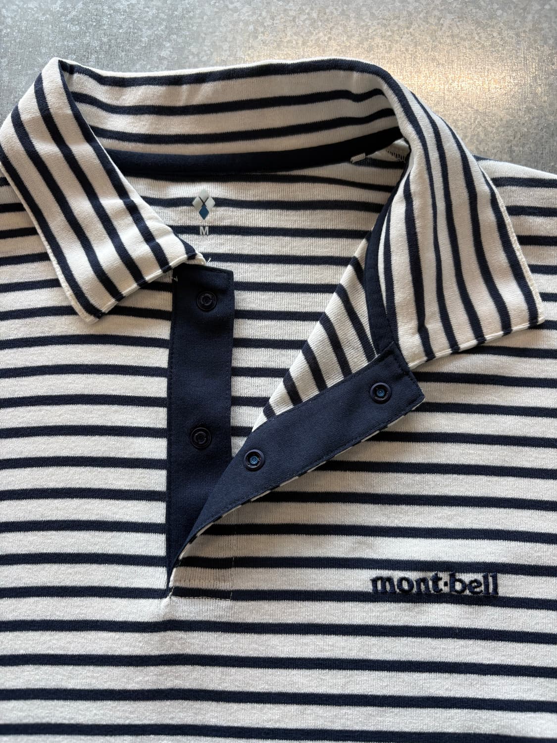 몽벨 스트라이프 하프 티셔츠 상품이미지3