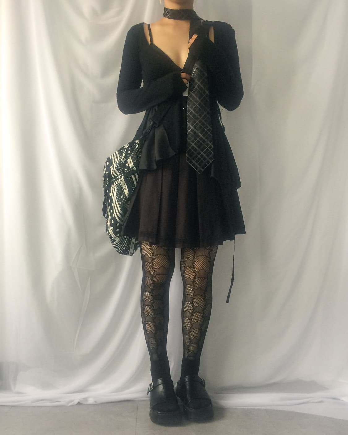 ck check pattern tie 상품이미지5
