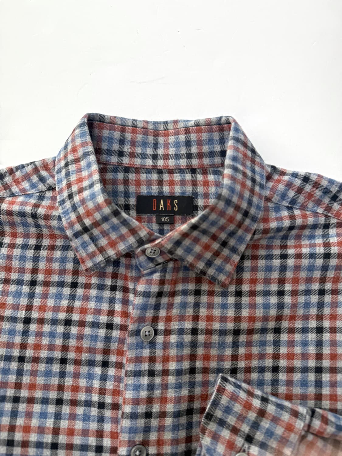 닥스 DAKS 클래식 체크 셔츠 상품이미지3