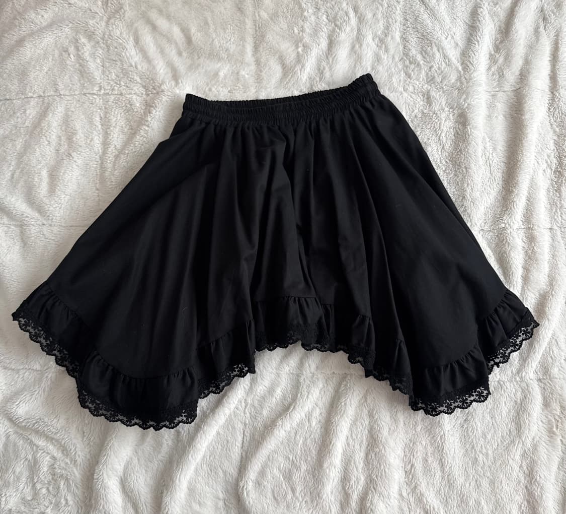 더미스테리어스호텔 레이스 스커트 상품이미지5