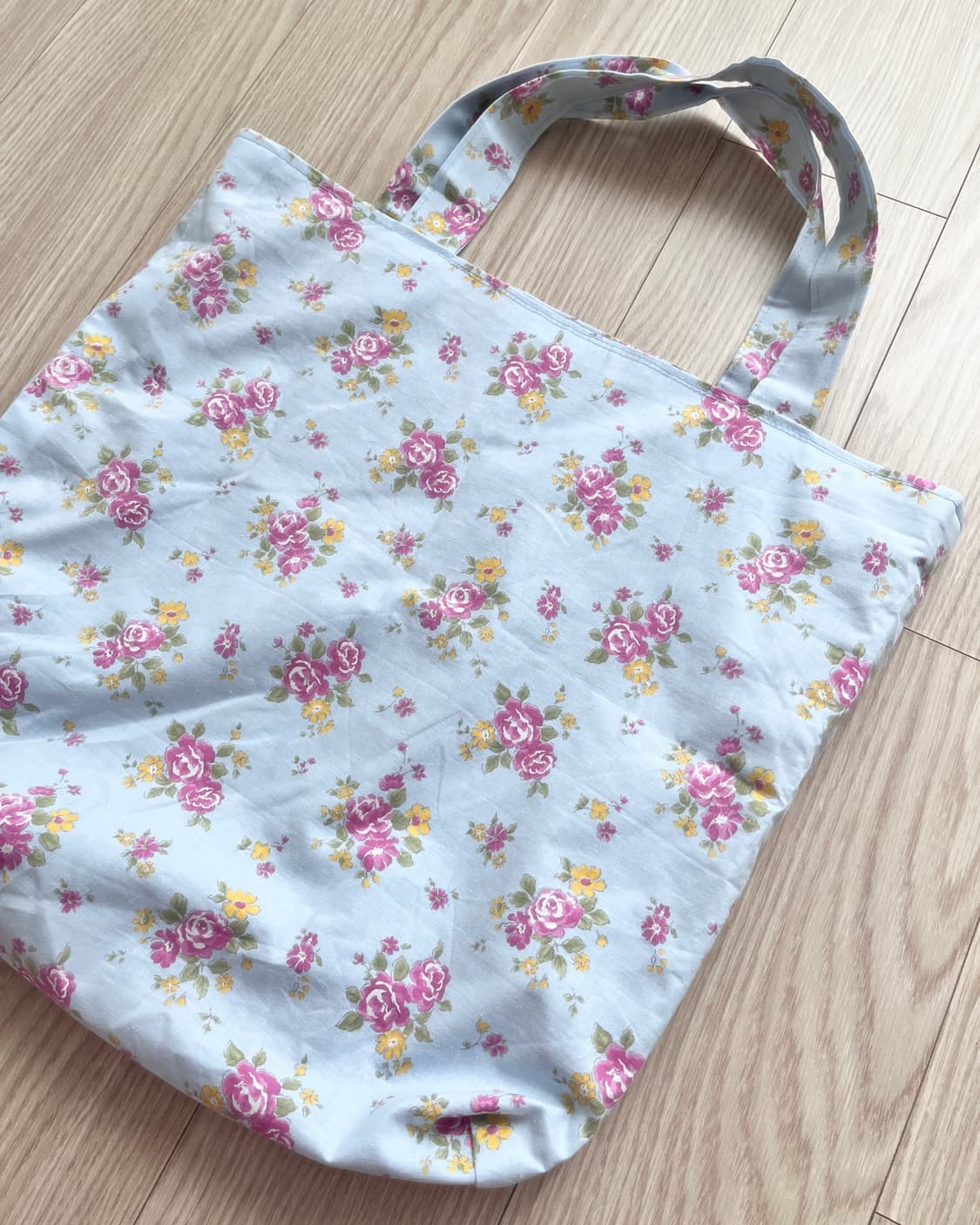 소프트 블루 플라워 가방  상품이미지3