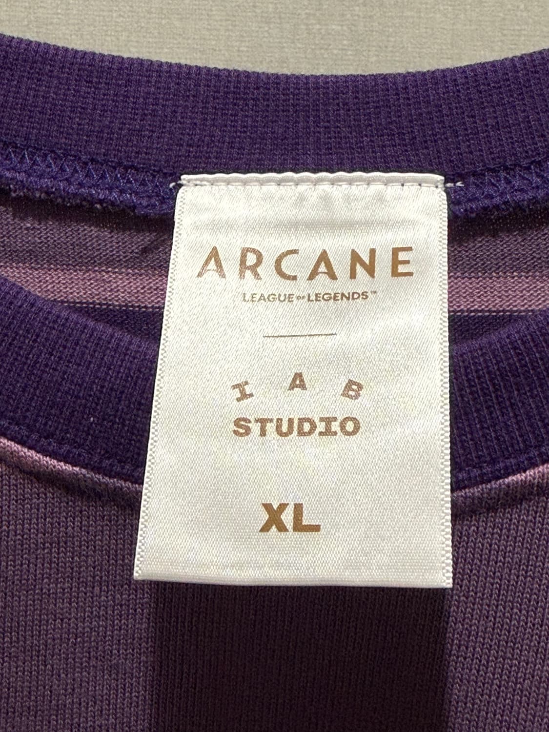 (새제품) IAB 스튜디오 X 아케인 콜라보 반팔 XL_남자 상품이미지2