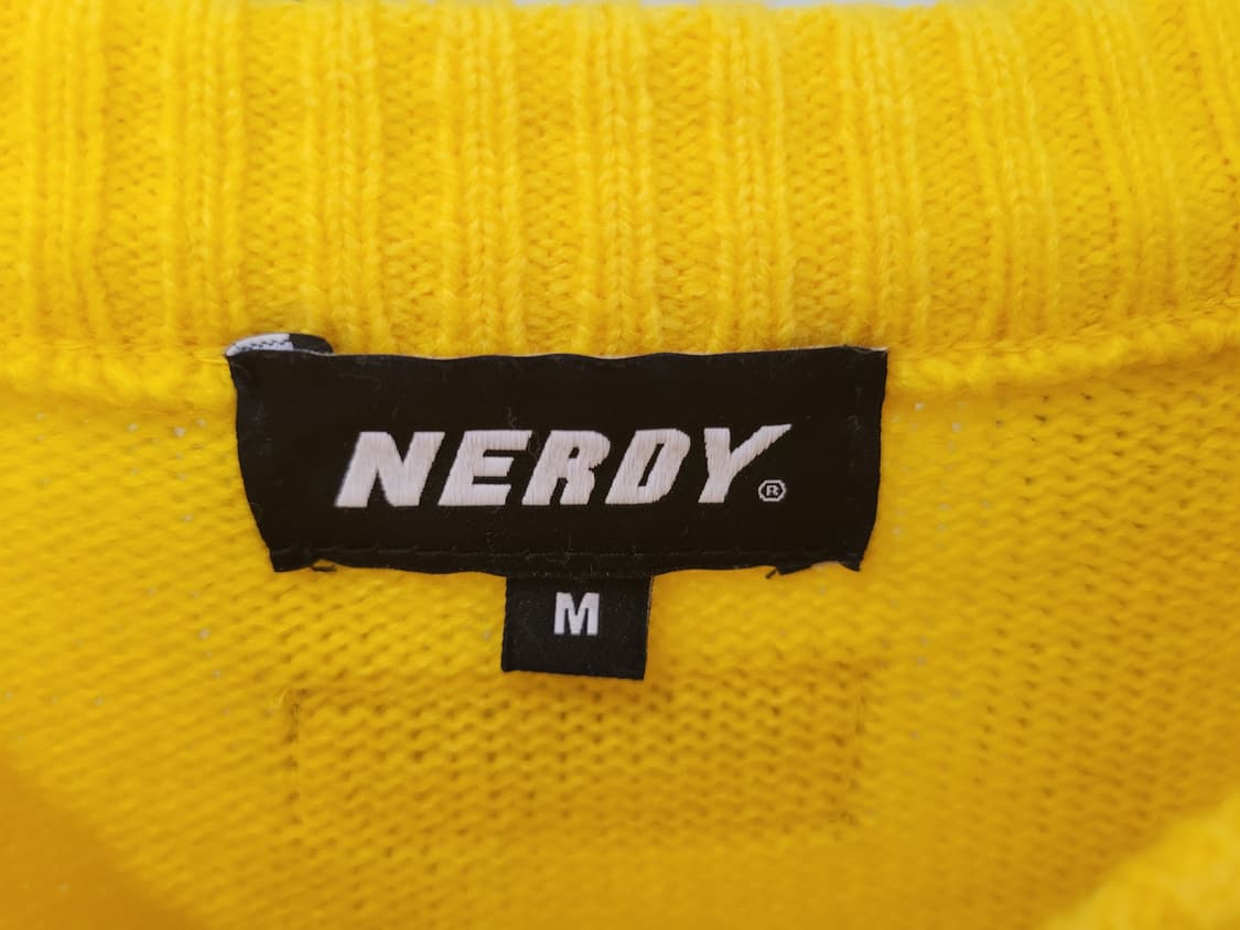 널디 NERDY 컬러 블록 니트 스웨터 오버핏 M사이즈 상품이미지8