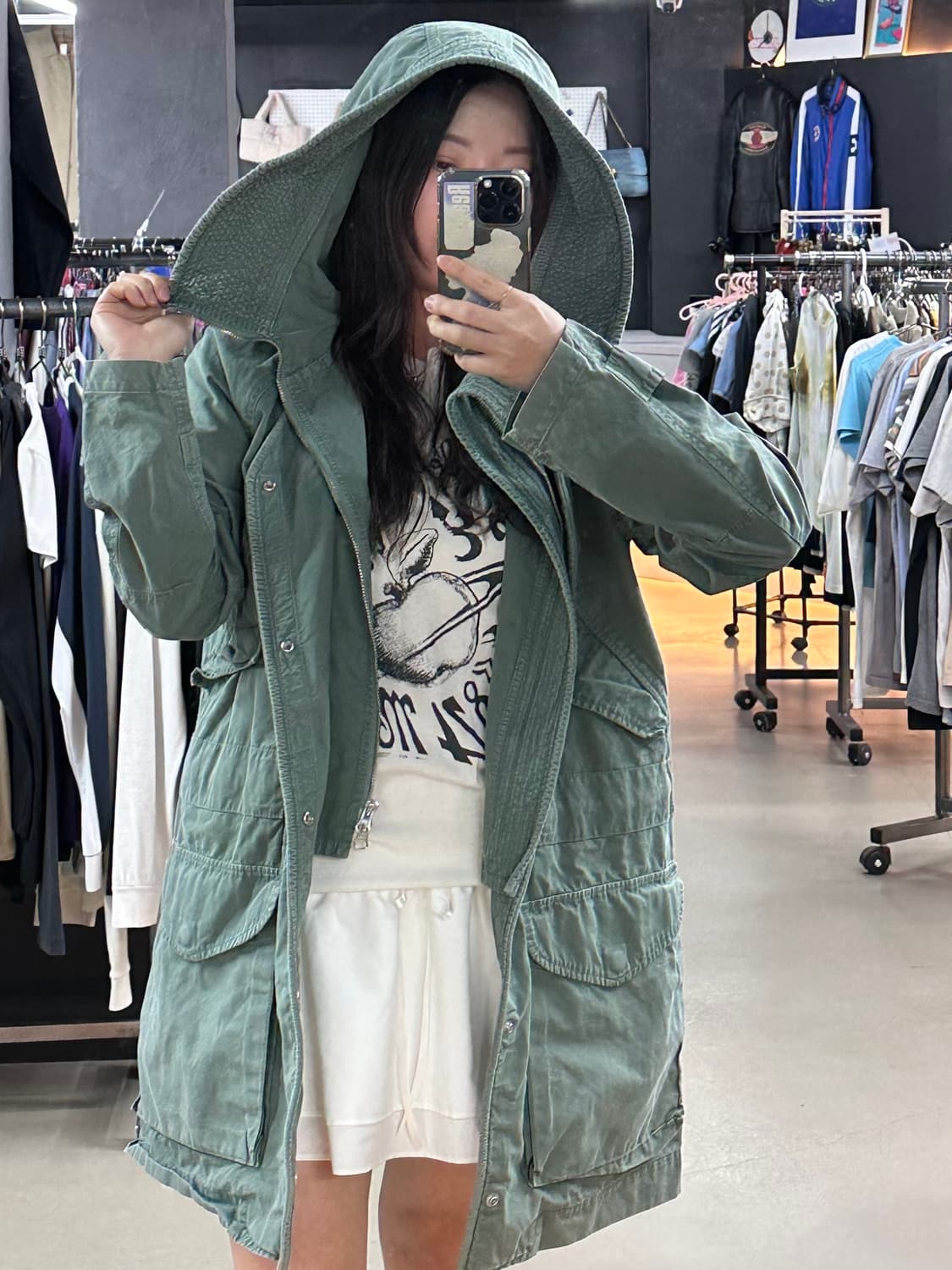 Zucca 후드 야상 상품이미지3