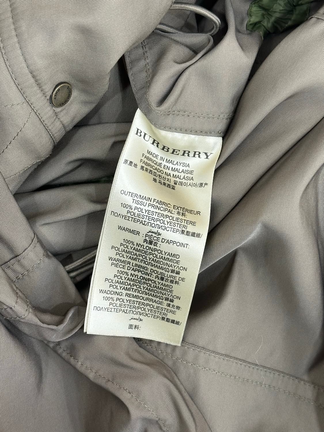 버버리 후드 야상 상품이미지8