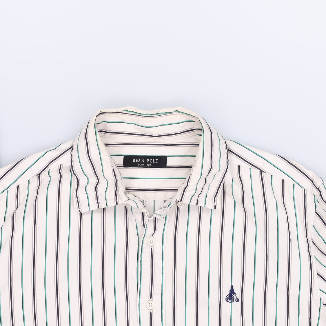 [100] 빈폴 스모로고 스트라이프 카라 셔츠 남방 1222J 상품이미지4