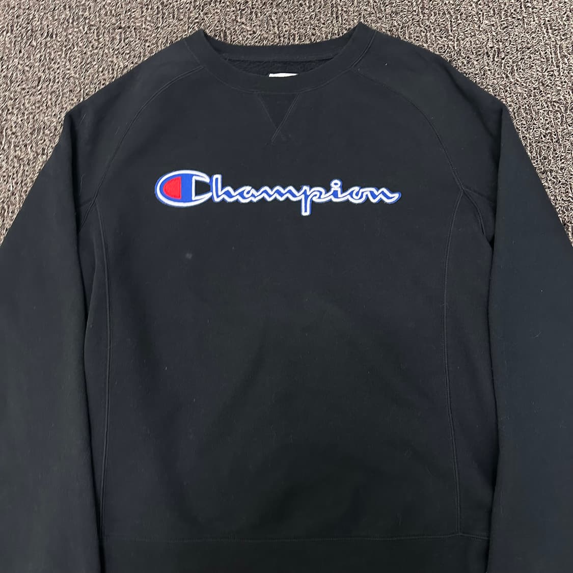 챔피온 기모 맨투맨 블랙 L 상품이미지2