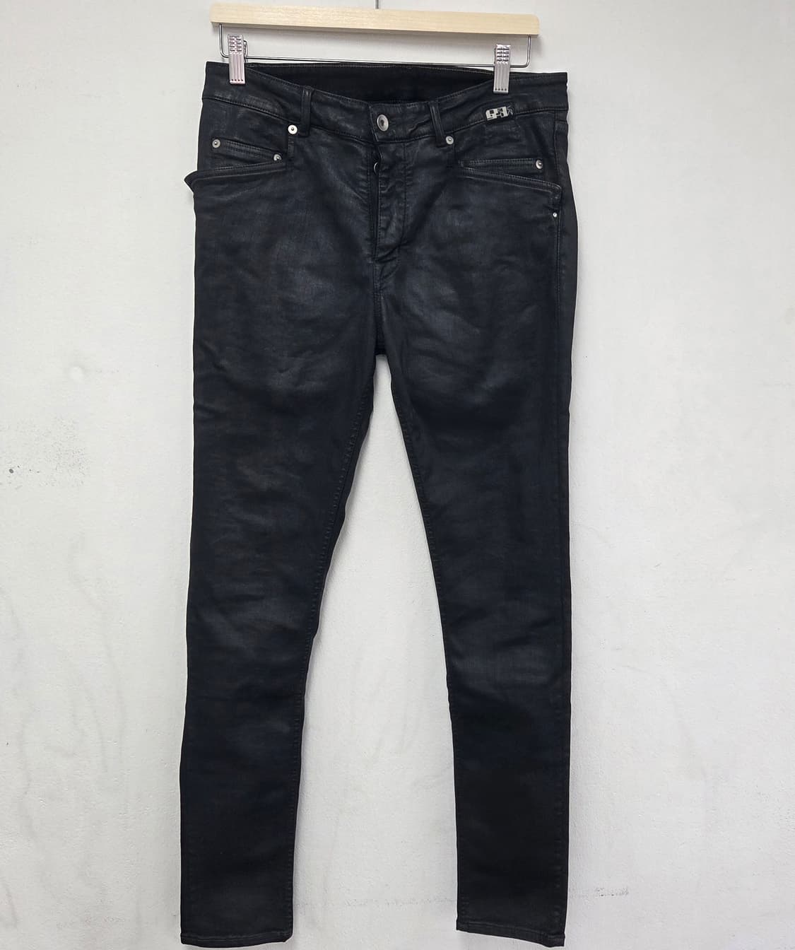 릭오웬스 다크셰도우 블랙왁스 코팅진 상품이미지1