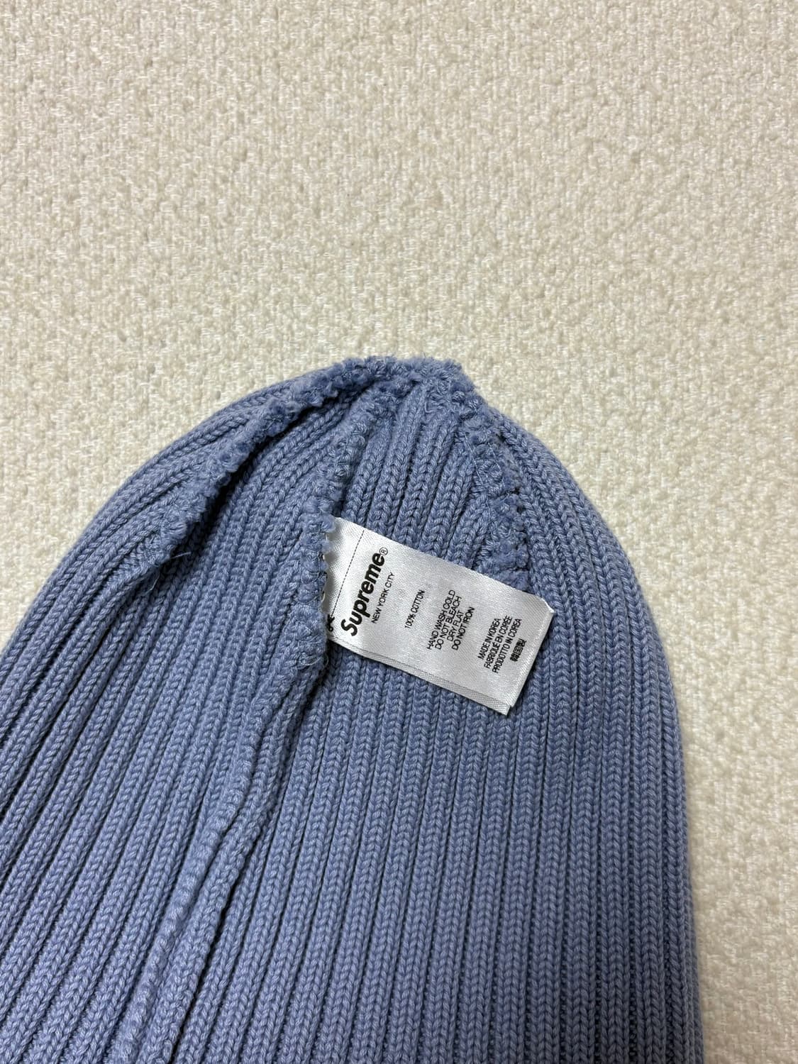 슈프림 supreme 블루 비니  상품이미지3