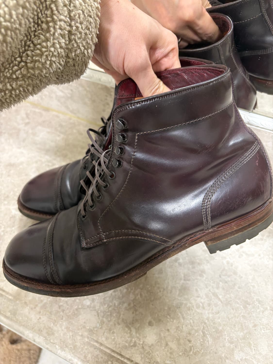 알든 코도반 캡토 부츠8.5 상품이미지4