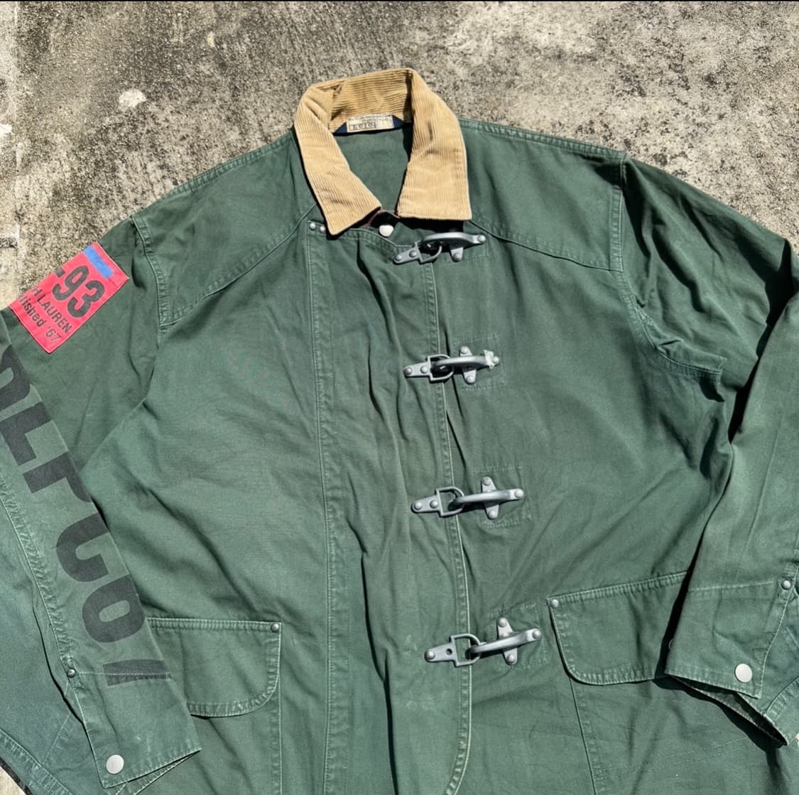 [M] 90s Polo 폴로 Made In USA 파이어맨 자켓 상품이미지6
